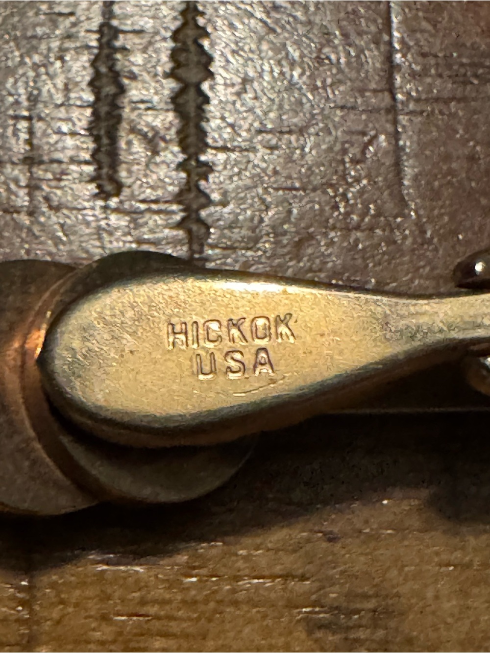 Vintage Hickok USA Coin Stack / Poker Chip Tie Clip
